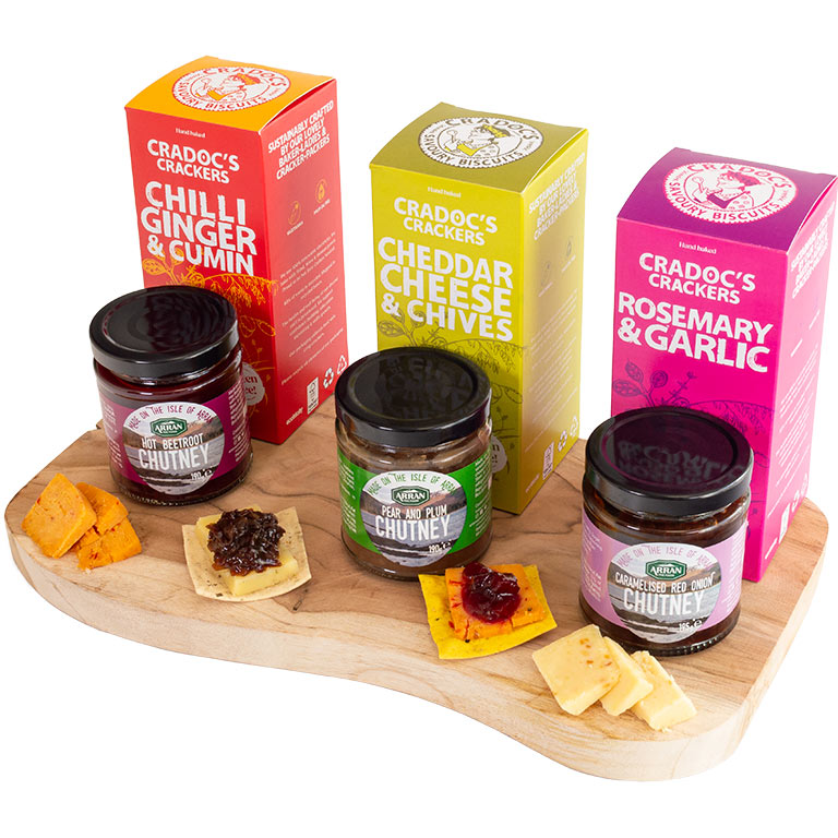 Crackers & Chutney Trio