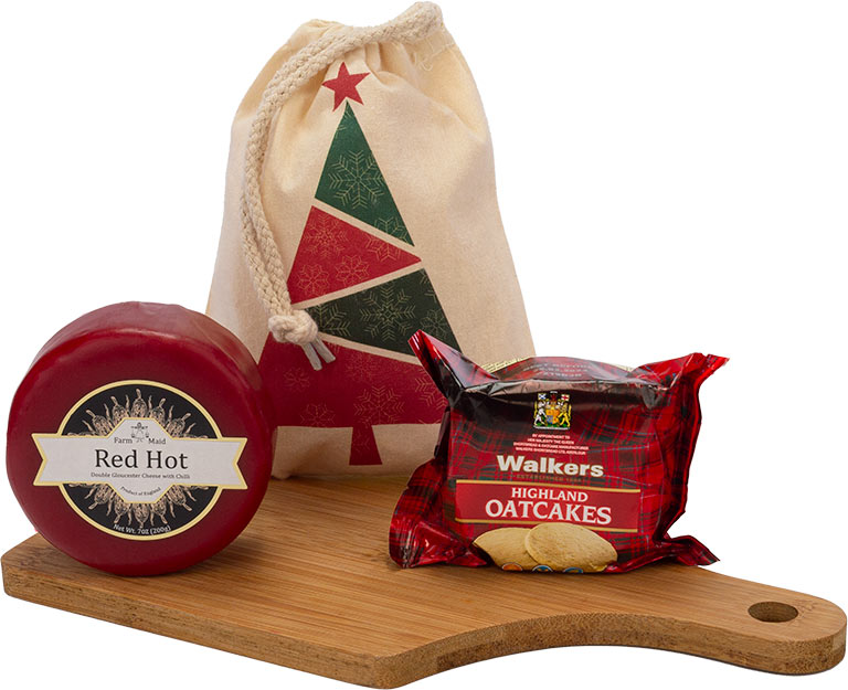 Red Hot Cheese in Festive Sack