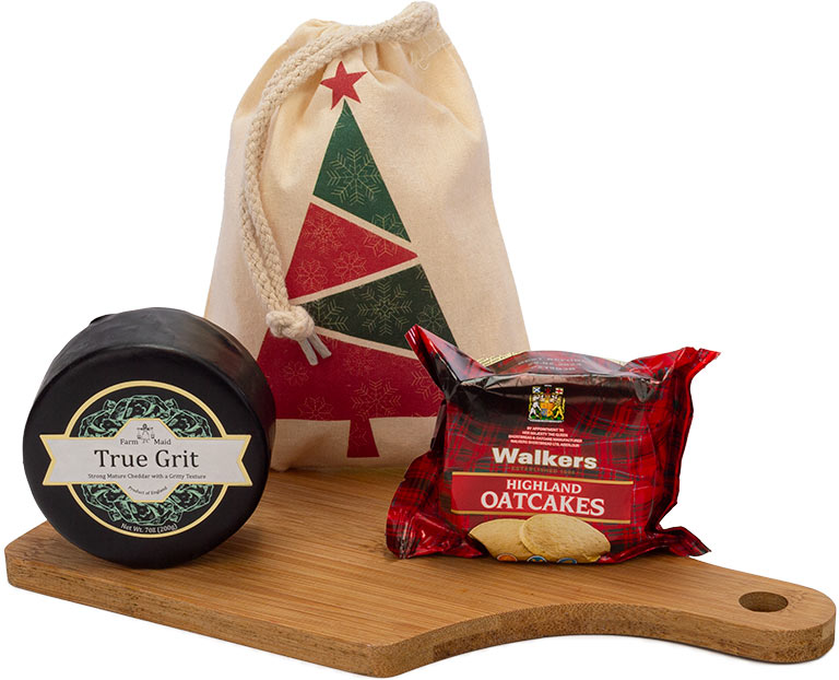 True Grit Cheese in Festive Sack