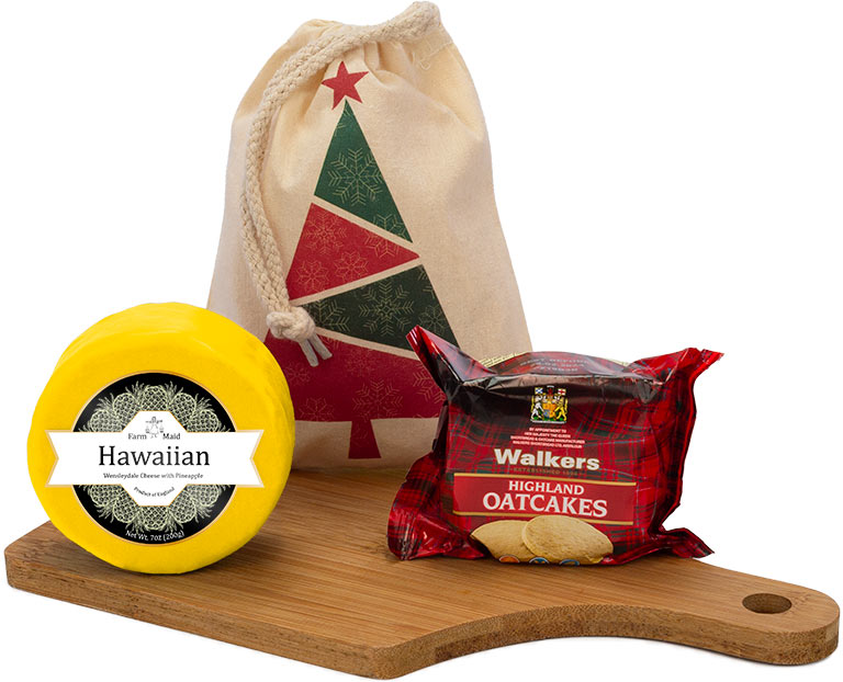 Hawaiian Cheese in Festive Sack